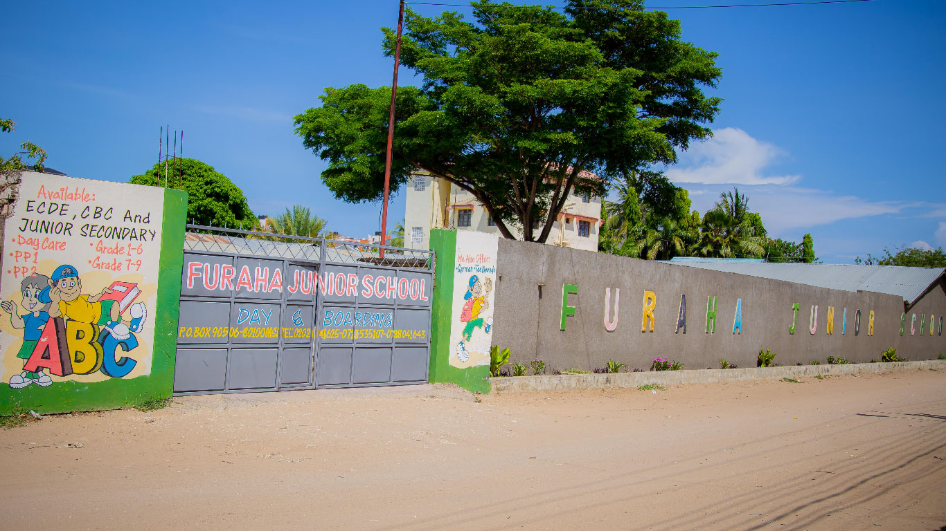 Kids playing at Furaha Junior School
